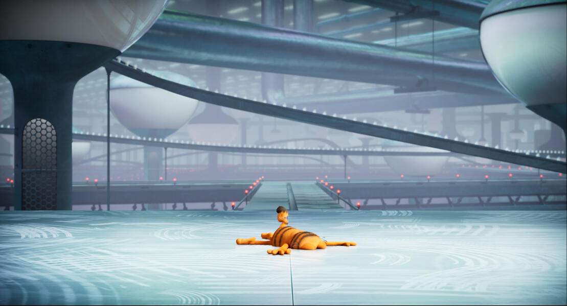 "Lactose Factory" 3D set extension The Garfield Movie